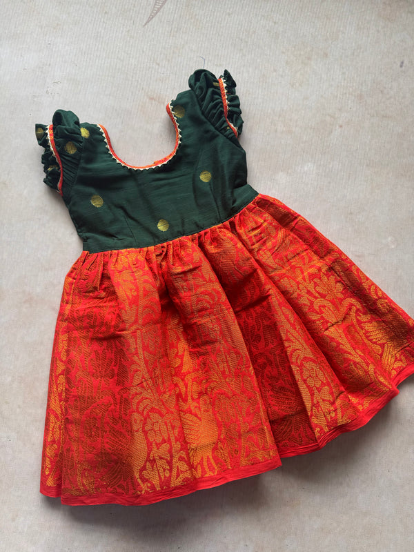 Nakshatra Kids Cotton Frock - Express
