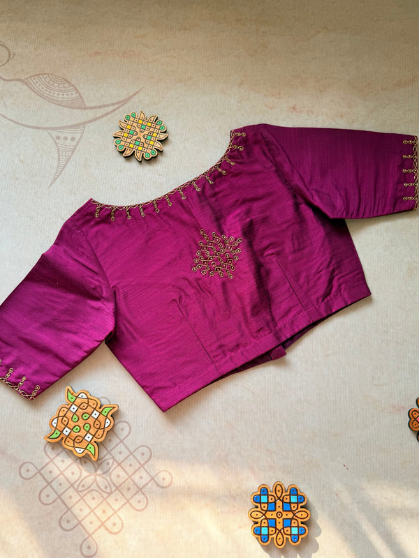 Aari work blouse