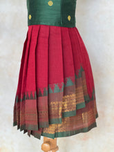 Chettinad Cotton Overlapped Bodice Skirt and Top