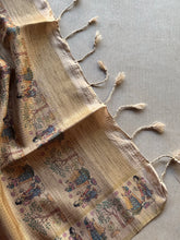 Madhubani - Hand-Painted Madhubani Inspired Tussar Saree