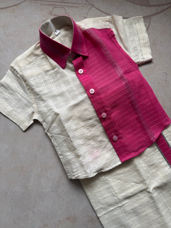 Boys Dhoti and Shirt  - Onam FastTrack