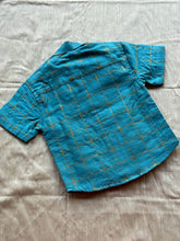 Magilan - Velum Mayilum Hand-Embroidered Boys Shirt & Trouser Set — South Indian Traditional Ethnic Wear Festive Edit