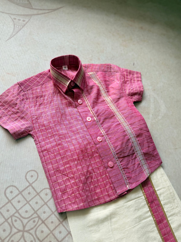 Boys Dhoti and Shirt - Onam FastTrack