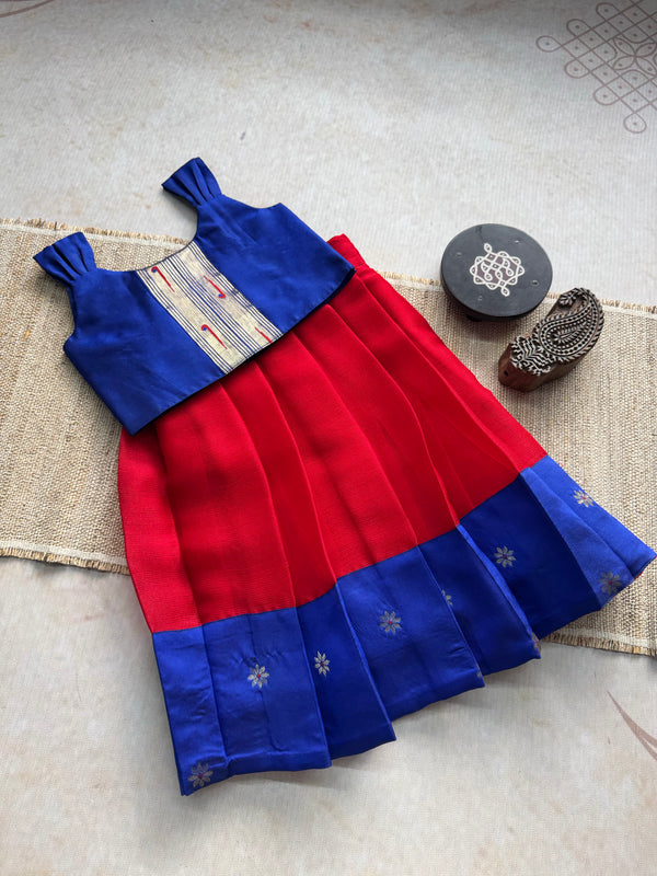 Paithani - Crop top and skirt