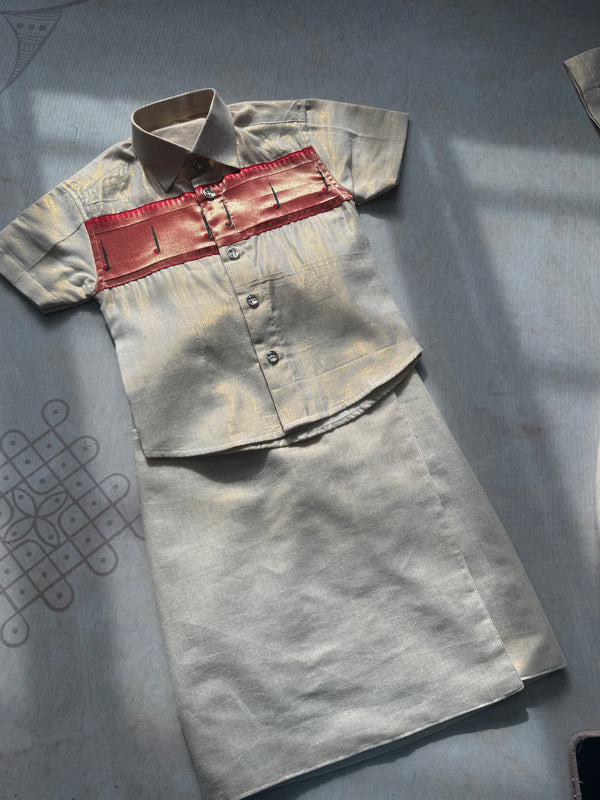 Boys Dhoti and Shirt - Onam FastTrack