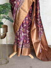 Chandini - Kalamkari Antique Zari Border Saree