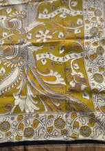 Mangalgiri Pen Kalamkari Saree