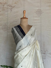 Chaitra - Pure Tussar Block Printed Saree