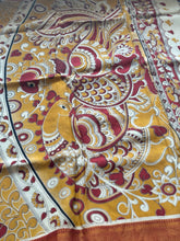 Mangalgiri Pen Kalamkari Saree