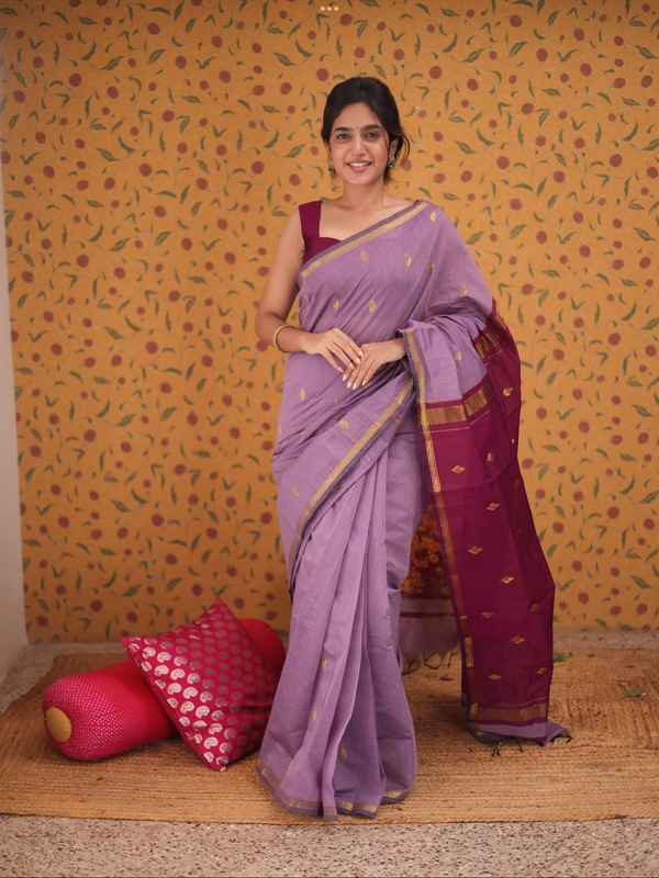 Maheshwari Silk Cotton Saree