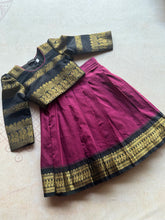 Aakriti Semi Silk Crop Top with Skirt Set - Festive Wear