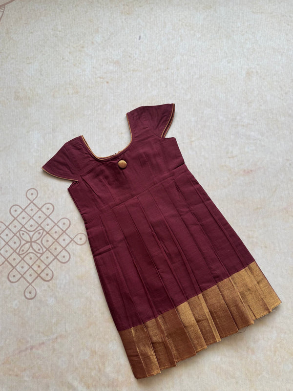 Chettinad cotton kids frock