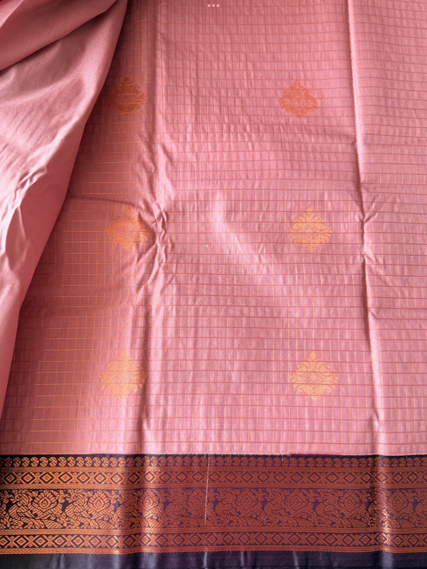Semi Kanchi Silk Saree