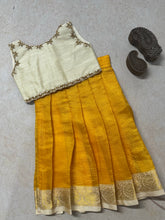 Glass Tissue Crop top and skirt  - Festive Styles