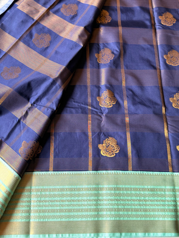 Semi Kanchi Silk Saree