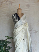 Chaitra - Pure Tussar Block Printed Saree