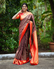 Semi Kanchi Silk Saree