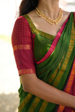 Janaki Sungudi Cotton Saree – Handcrafted Madurai Sungudi Saree in Soft Cotton