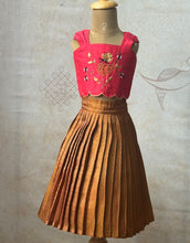 Brocade Crop Top and Skirt