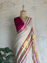 Mul Cotton Saree With Zari Accents