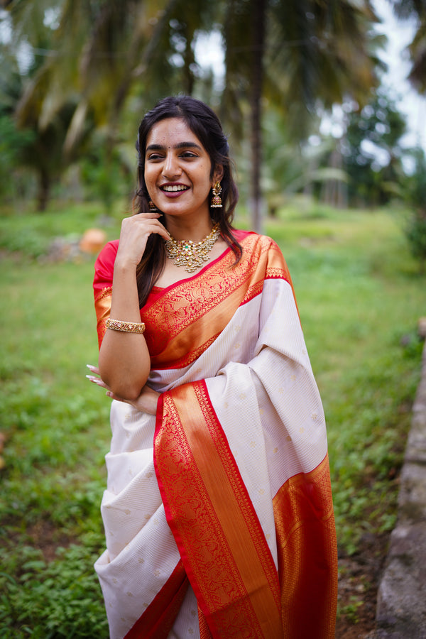Semi Kanchi Silk Saree