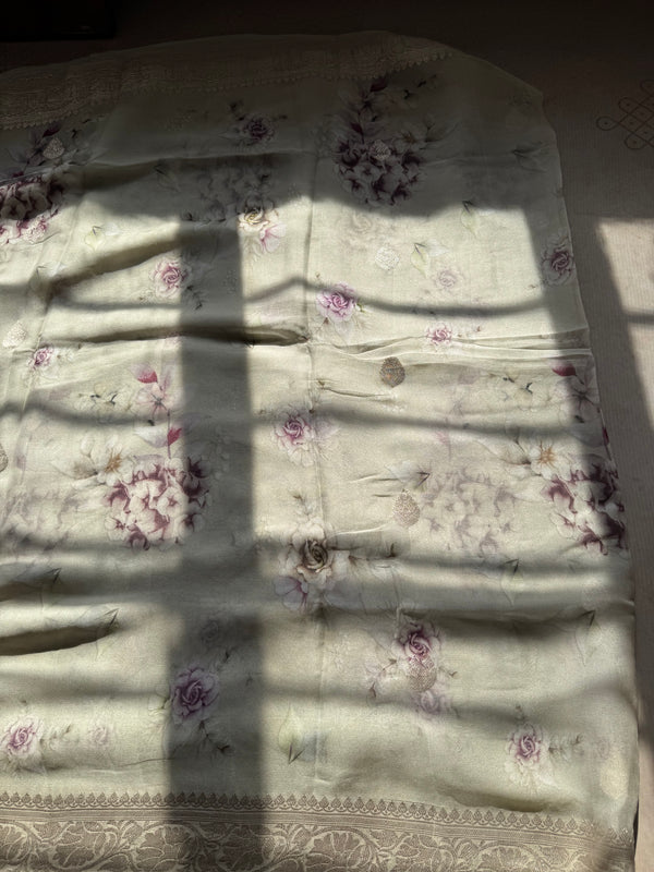 Pure Floral Khaddi Georgette