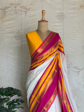 Mul Cotton Saree With Zari Accents