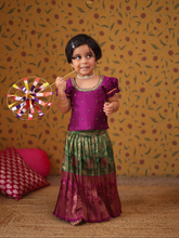 Kids Crop Top and Skirt - Pongal Collection