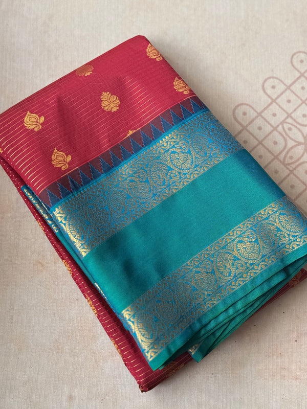 Semi Kanchi Silk Saree