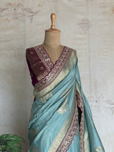 Nirvi - Banarasi semi silk