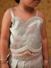 Kids Crop Top and Skirt- Pongal Collection