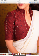 Raw Silk Blouse