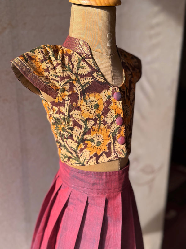 Dheerga- Crop top and skirt