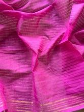 Sharika - Mangalgiri Cotton Unstitched 3 Piece Salwar Suit Set in Orchid Pink & Magenta