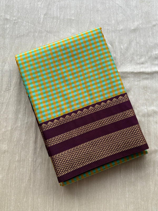 Semi Kanchi Silk Saree