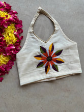 Rangamayi - Crop Top & Pure Cotton Pleated Skirt Set - Onam Edit
