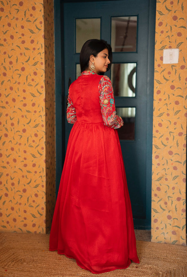 Navya - Georgette Anarkali Maxi Dress