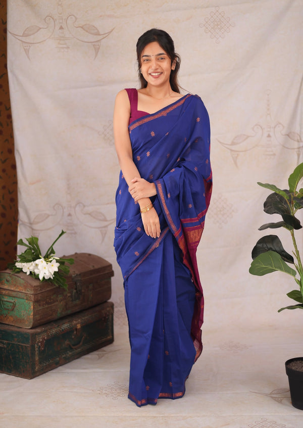 Maheshwari Silk Cotton Saree