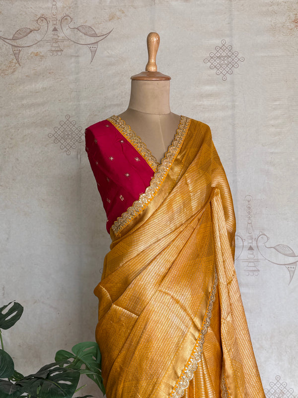 Narmada - Pure Tissue Mushru Silk Saree