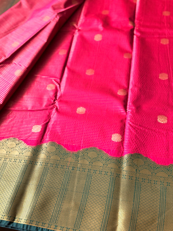 Semi Kanchi Silk Saree