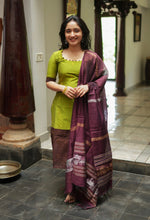 Aadhira - Raw Silk 3-Piece Suit Set with Jamdhani Dupatta