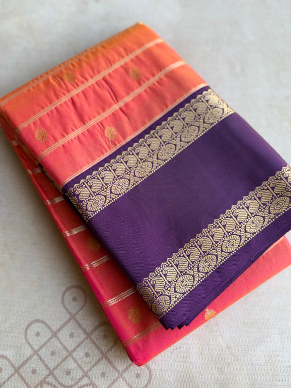 Semi Kanchi Silk Saree