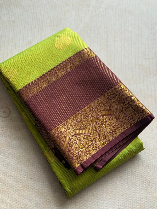 Semi Kanchi Silk Saree – Festive & Ethnic Wear