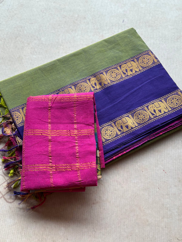 Yaazh - Pure Kanchi Cotton Saree