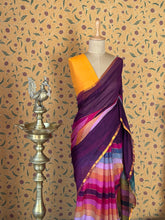 Mul Cotton Saree with Checks
