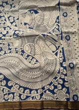 Mangalgiri Pen Kalamkari Saree