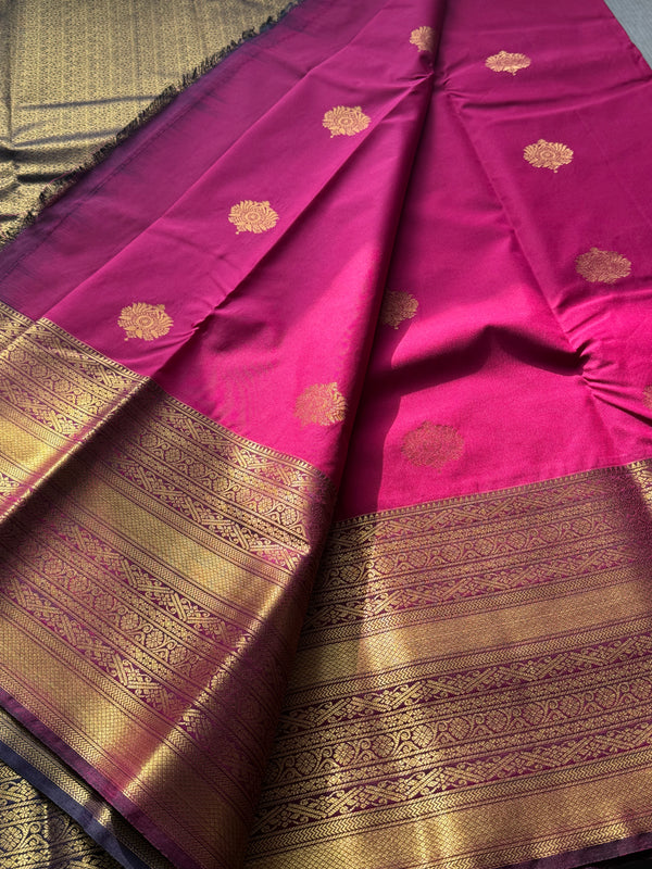 Semi Kanchi Silk Saree