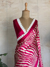 Modal Saree with Hakoba Lace Border