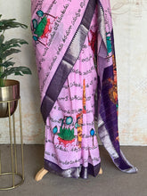 Sreshta - Mangalgiri Digital Printed Saree in Divine Script Design