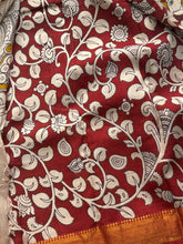 Mangalgiri Pen Kalamkari Saree